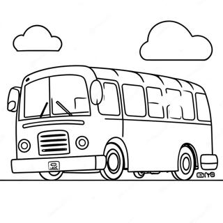 Tayo The Little Bus Coloring Pages