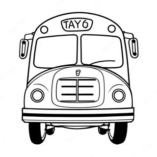 Tayo The Little Bus Coloring Page 40127-33278