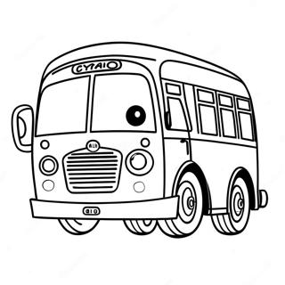 Tayo The Little Bus Coloring Page 40127-33279