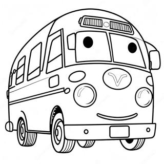 Tayo The Little Bus Coloring Page 40127-33280