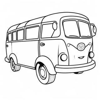 Tayo The Little Bus With Friends Coloring Page 40128-33282