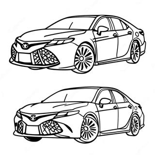 Toyota Camry Coloring Pages