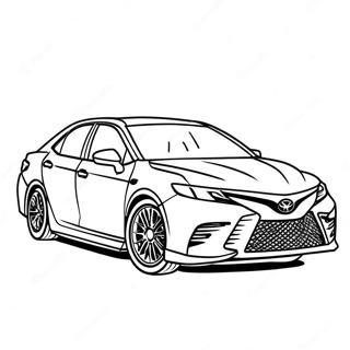 Toyota Camry Coloring Pages