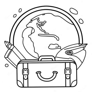 Travel Coloring Page 40167-33319