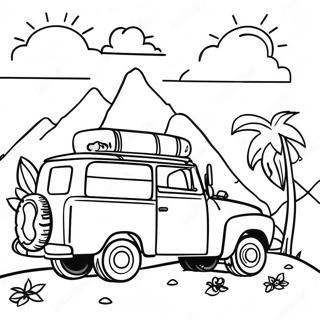 Travel Coloring Pages