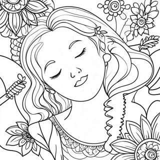 Relaxing Breathe Coloring Page 40178-33327