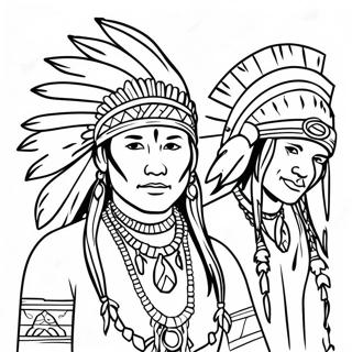 Oklahoma Native American Culture Coloring Page 40208-33346