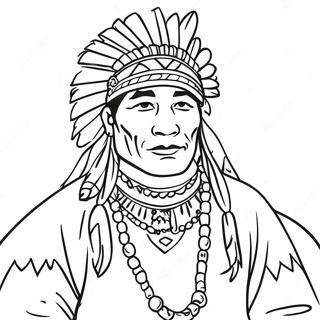 Oklahoma Native American Culture Coloring Page 40208-33347