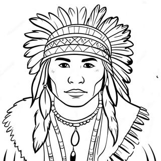 Oklahoma Native American Culture Coloring Page 40208-33348