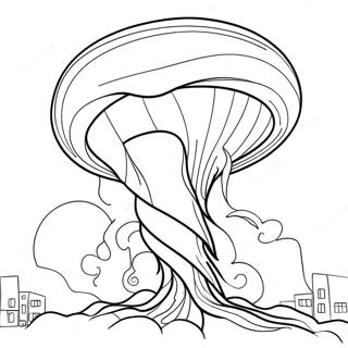 Tornado Coloring Page 4020-3251