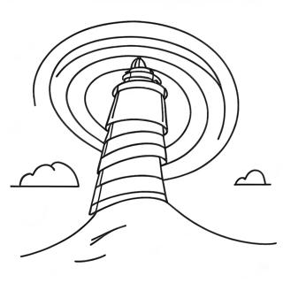 Whirling Tornado Coloring Page 4021-3253