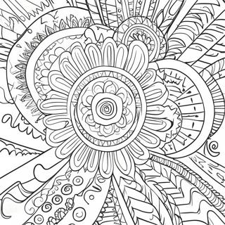 Traditional Cherokee Patterns Coloring Page 40238-33369