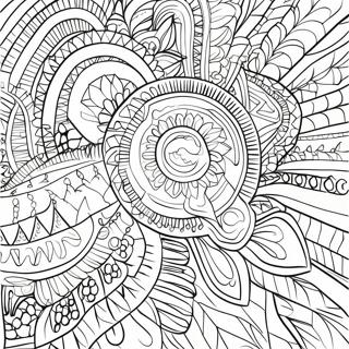 Traditional Cherokee Patterns Coloring Page 40238-33372