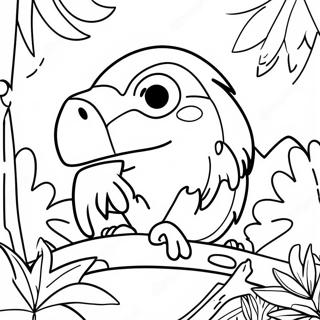 Rainforest Animals Coloring Page 40247-33378