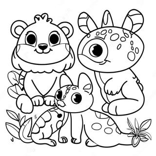 Rainforest Animals Coloring Page 40247-33379