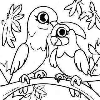 Rainforest Animals Coloring Pages