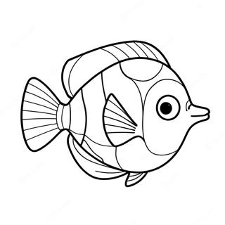 Easy Dory Coloring Page 40287-33402