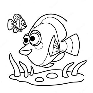 Easy Dory Coloring Page 40287-33403