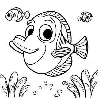 Easy Dory Coloring Page 40287-33404