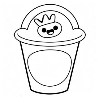 Dairy Queen Logo Coloring Page 40307-33422