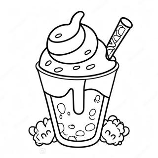 Delicious Dairy Queen Sundae Coloring Page 40308-33425