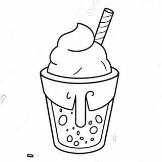 Delicious Dairy Queen Sundae Coloring Page 40308-33427