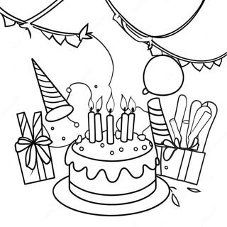 Party Coloring Pages