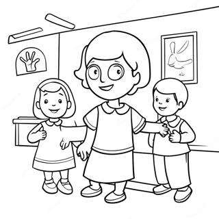 Preschool Sunday School Coloring Pages