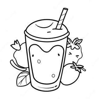 Smoothie Coloring Page 40337-33454