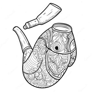 Smoking Coloring Pages