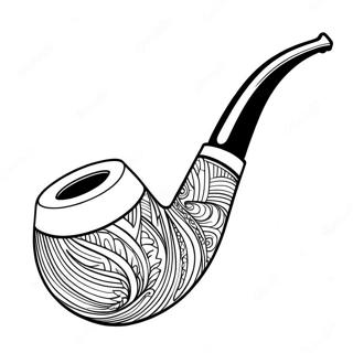 Smoking Pipe Coloring Page 40357-33458