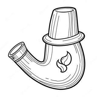 Smoking Pipe Coloring Page 40357-33459