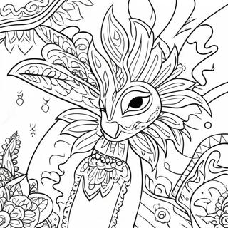 Amate Bark Painting Coloring Page 40367-33471