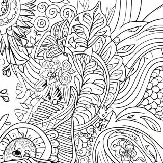 Amate Bark Painting Coloring Page 40367-33472