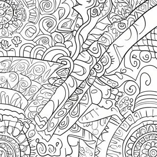 Colorful Amate Bark Animal Designs Coloring Page 40368-33467