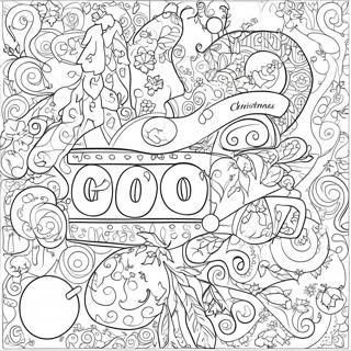 Christmas Word Search Coloring Pages