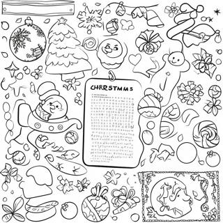 Christmas Word Search Coloring Page 40377-33482