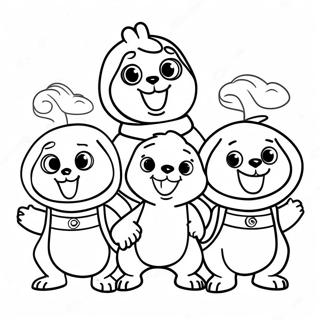 Wonder Pets Team Adventure Coloring Page 40388-33479