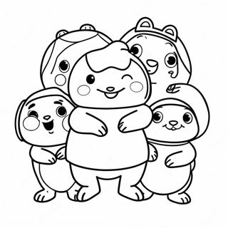 Wonder Pets Team Adventure Coloring Page 40388-33480