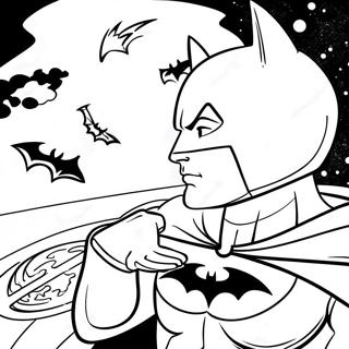 Batman In Space Among Us Coloring Page 40398-33495