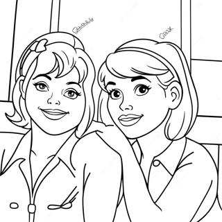 Betty And Veronica Coloring Page 40407-33499