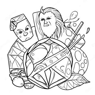 Dnd Coloring Page 4040-3260