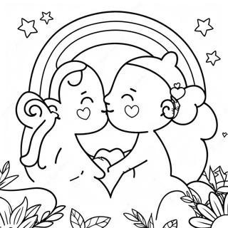 Rainbow Love Is Love Coloring Page 40428-33515