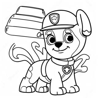 Adventurous Zuma Paw Patrol Coloring Page 40438-33522