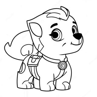 Adventurous Zuma Paw Patrol Coloring Page 40438-33523