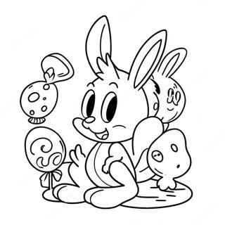 Tiny Toons Coloring Page 40477-33544