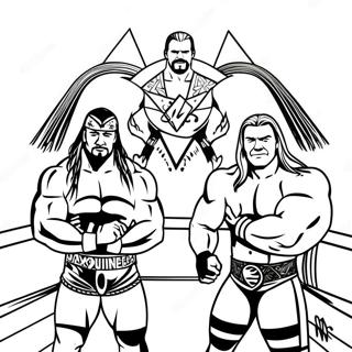 Wwe Championship Match Coloring Page 40498-33567