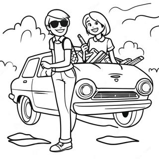 Teenage Adventures Coloring Page 40508-33577