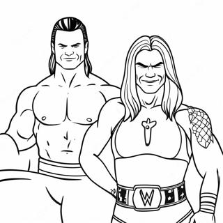 Wwe Coloring Page 40527-33590