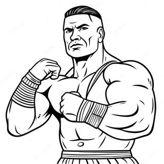 Epic Wwe Wrestlers Coloring Page 40528-33596